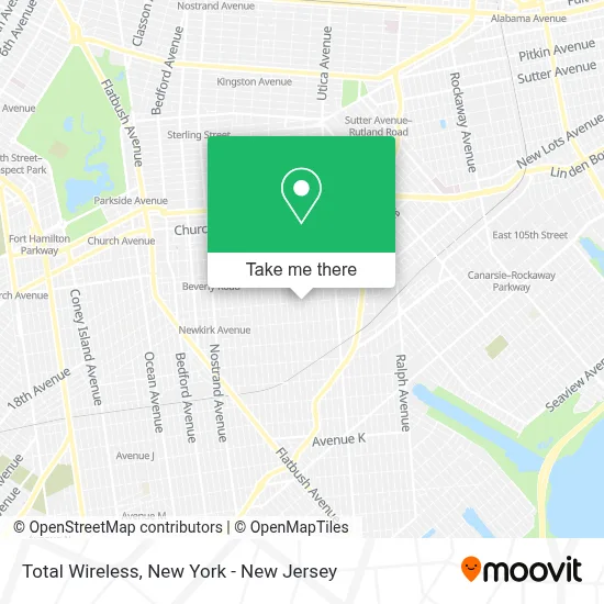 Total Wireless map