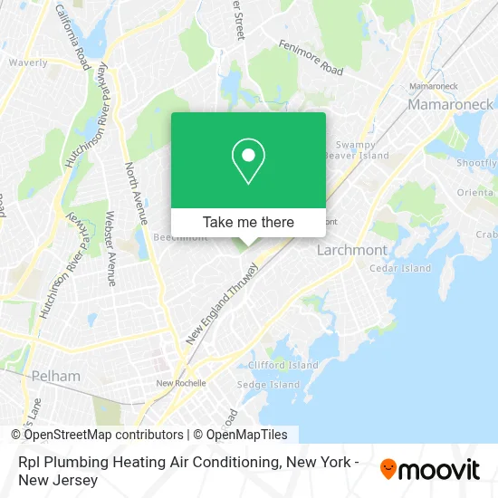Rpl Plumbing Heating Air Conditioning map