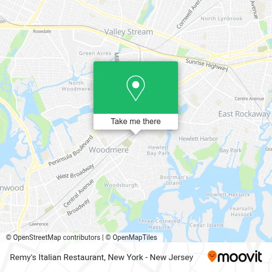 Remy's Italian Restaurant map