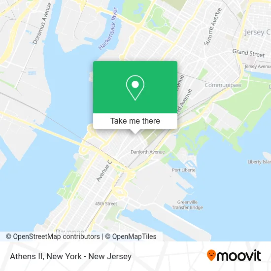 Athens II map