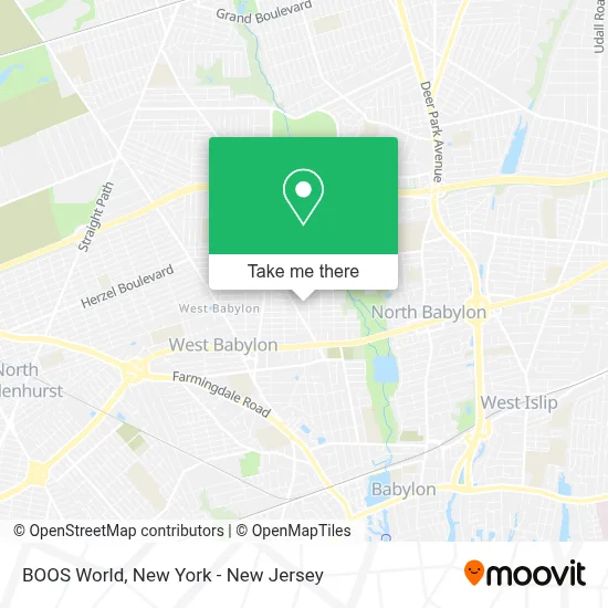BOOS World map