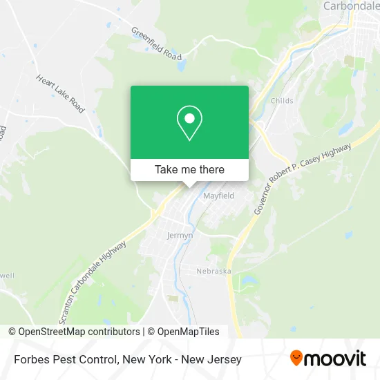 Forbes Pest Control map