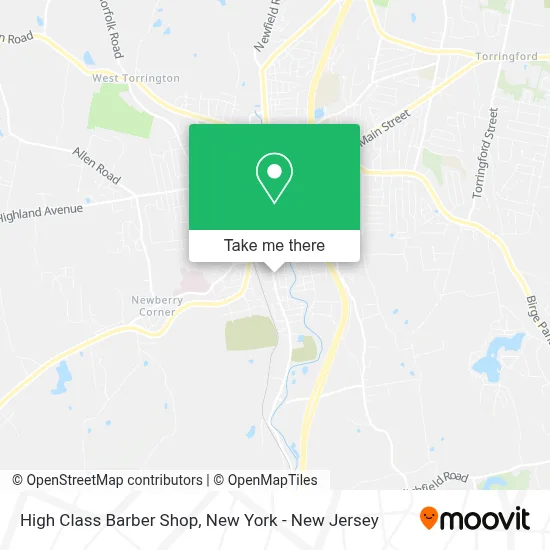 High Class Barber Shop map