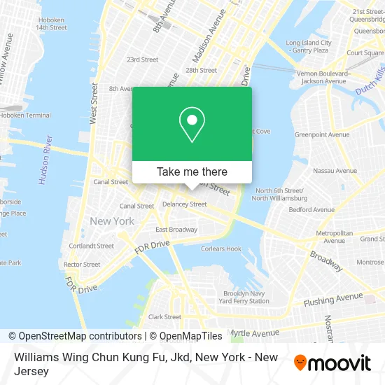 Williams Wing Chun Kung Fu, Jkd map