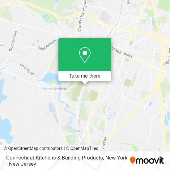 Connecticut Kitchens & Building Products map