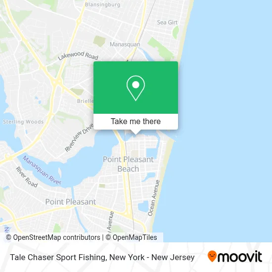 Tale Chaser Sport Fishing map