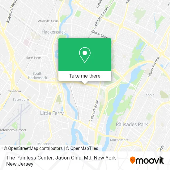 The Painless Center: Jason Chiu, Md map