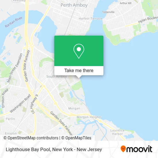 Lighthouse Bay Pool map