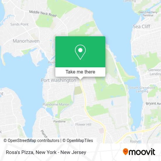 Rosa's Pizza map