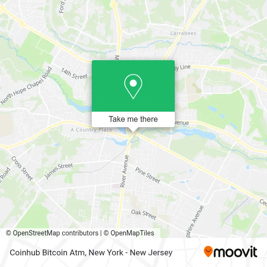 Coinhub Bitcoin Atm map