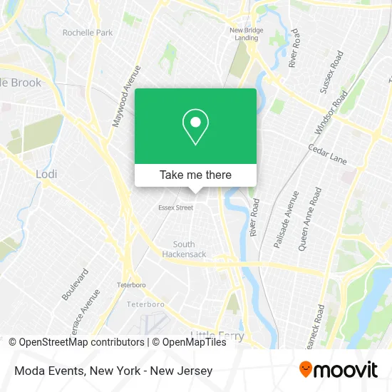 Moda Events map
