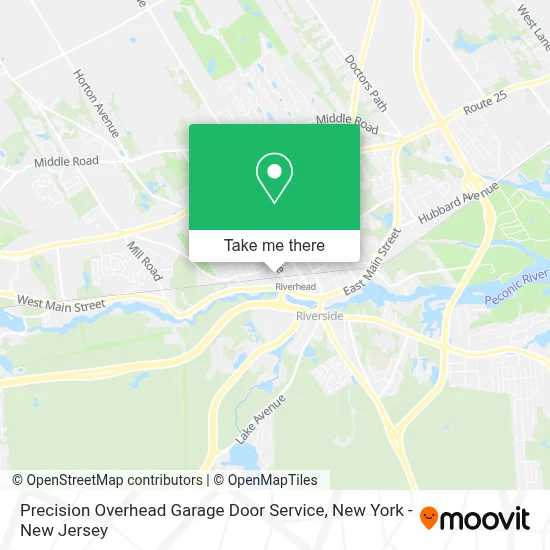 Precision Overhead Garage Door Service map