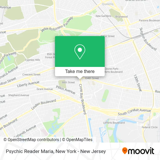 Psychic Reader Maria map