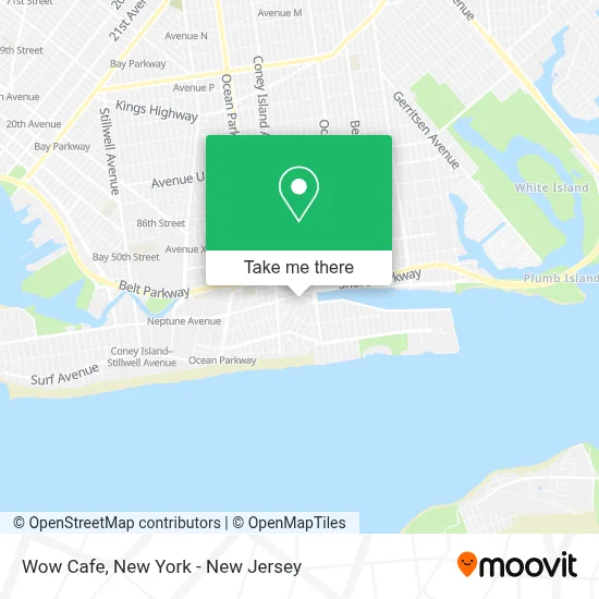Wow Cafe map