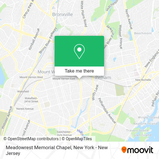 Meadowrest Memorial Chapel map