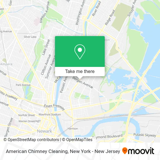 American Chimney Cleaning map