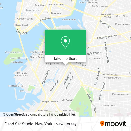 Dead Set Studio map