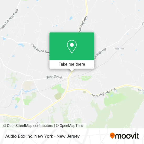 Audio Box Inc map