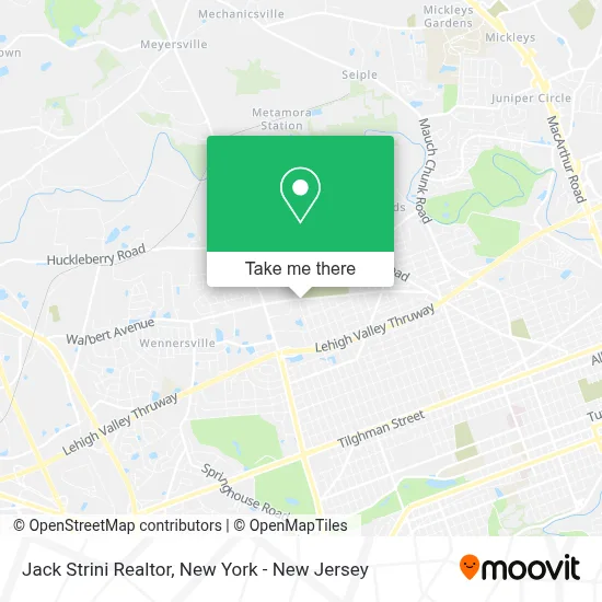Jack Strini Realtor map