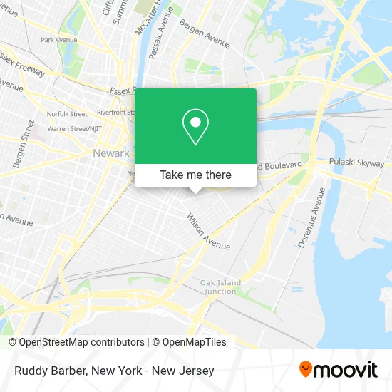 Ruddy Barber map