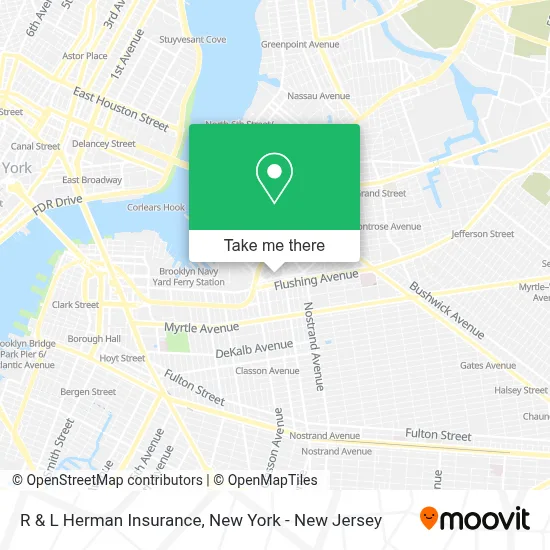 R & L Herman Insurance map