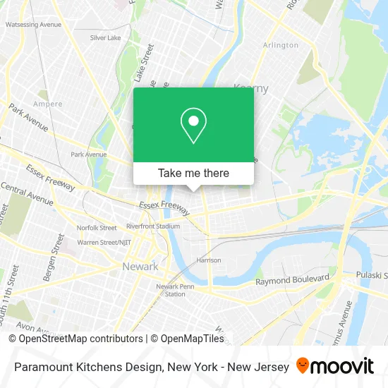 Paramount Kitchens Design map