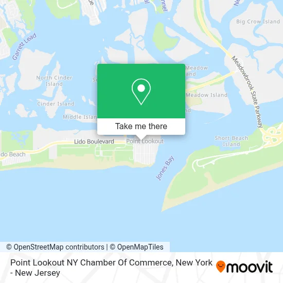 Point Lookout NY Chamber Of Commerce map