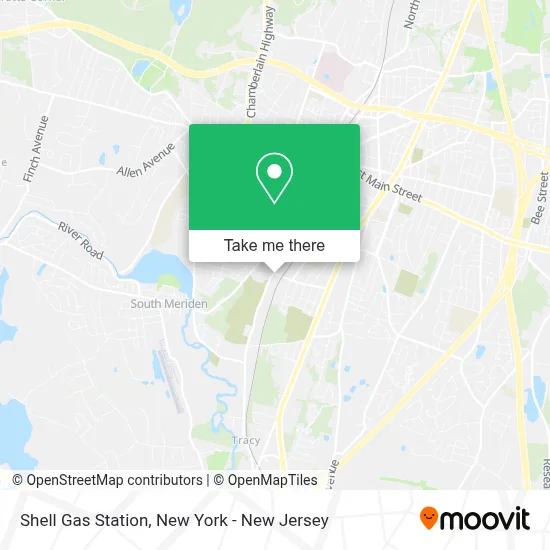 Shell Gas Station map