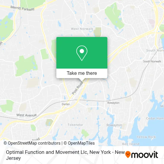 Optimal Function and Movement Llc map