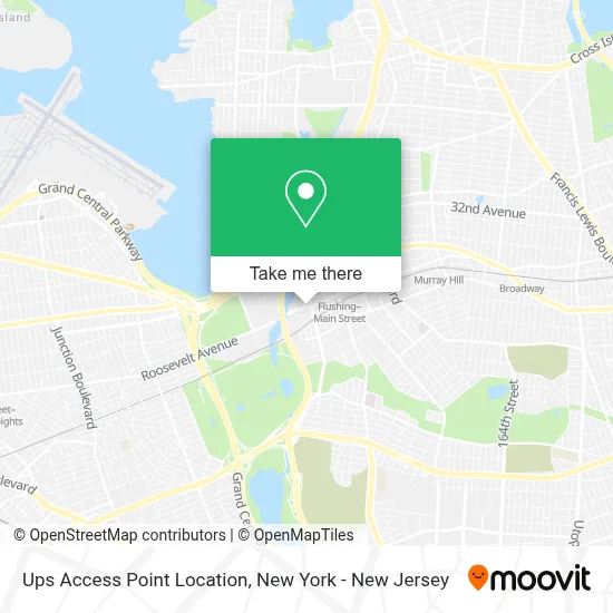 Ups Access Point Location map