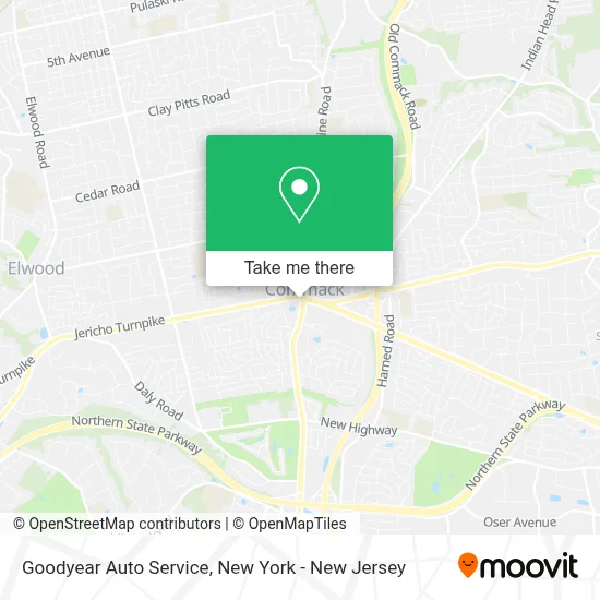Goodyear Auto Service map