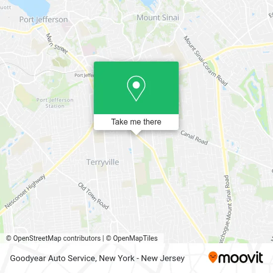 Goodyear Auto Service map