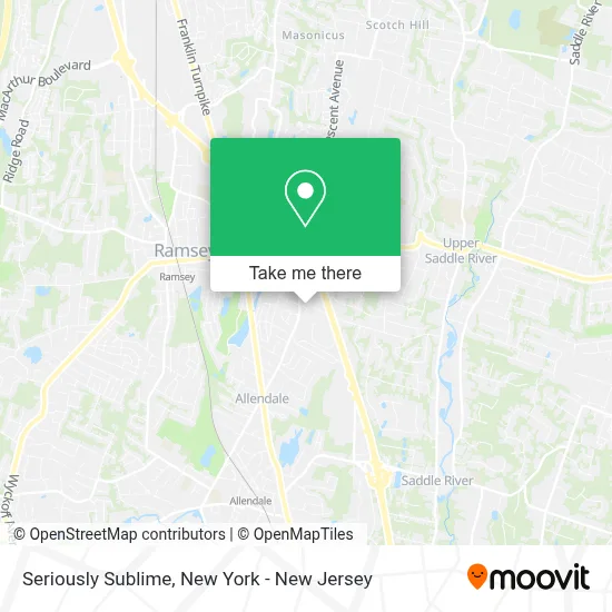 Seriously Sublime map