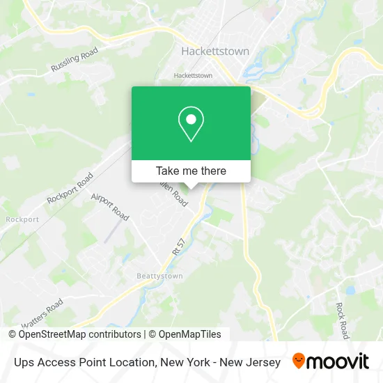 Ups Access Point Location map