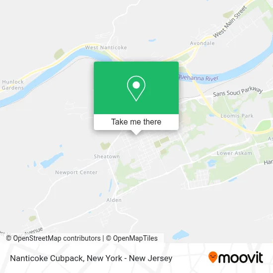 Nanticoke Cubpack map