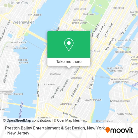 Preston Bailey Entertainment & Set Design map