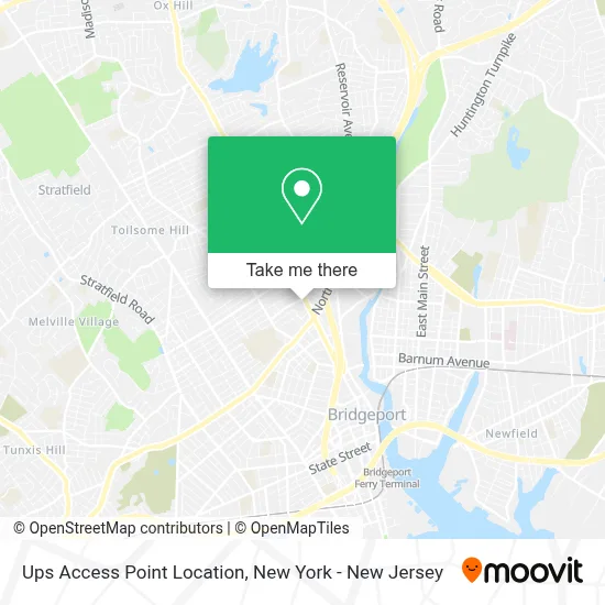 Ups Access Point Location map