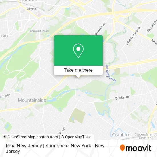 Rma New Jersey | Springfield map