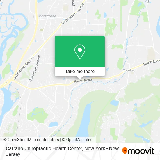 Carrano Chiropractic Health Center map