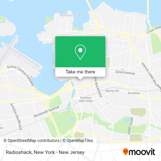 Radioshack map
