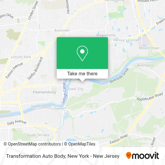 Transformation Auto Body map