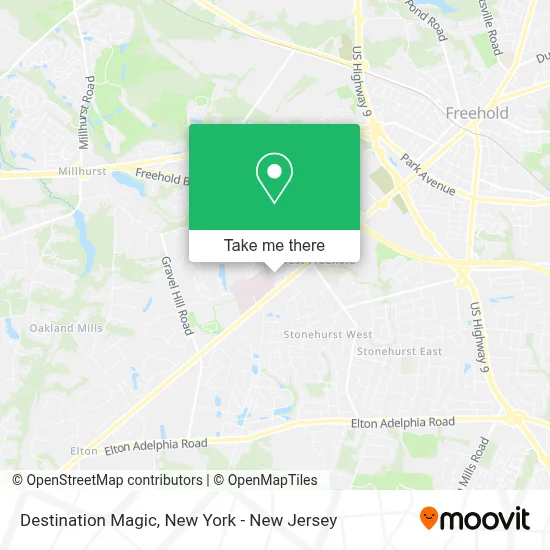 Destination Magic map