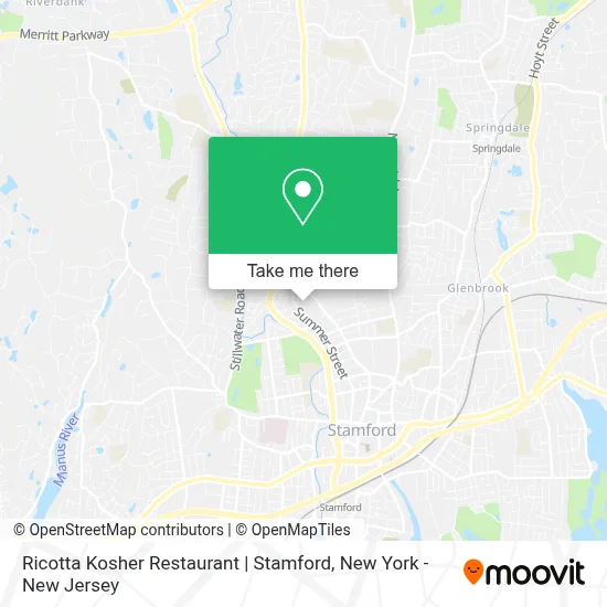 Ricotta Kosher Restaurant | Stamford map
