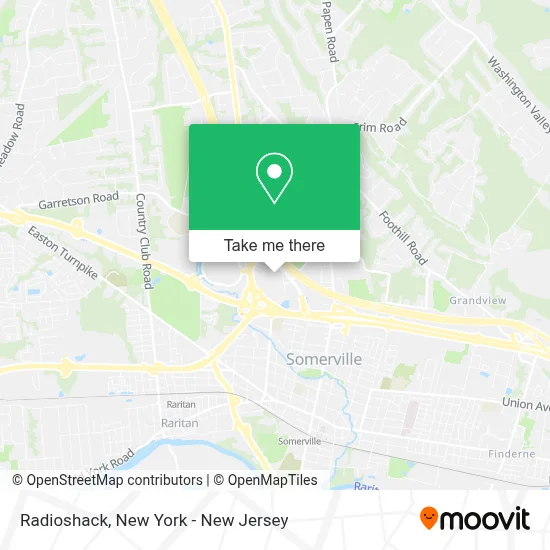 Radioshack map