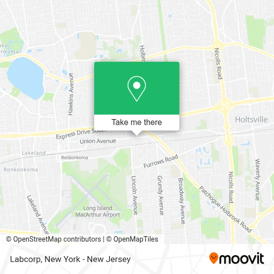 Labcorp map