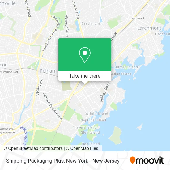 Shipping Packaging Plus map