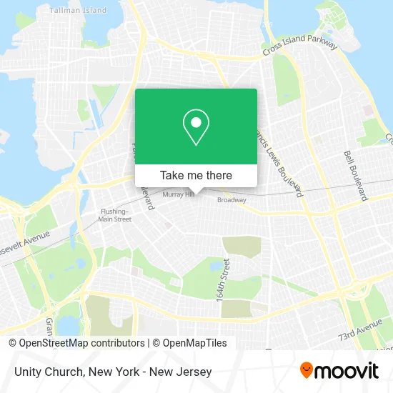 Unity Church map
