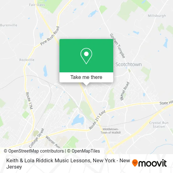 Keith & Lola Riddick Music Lessons map