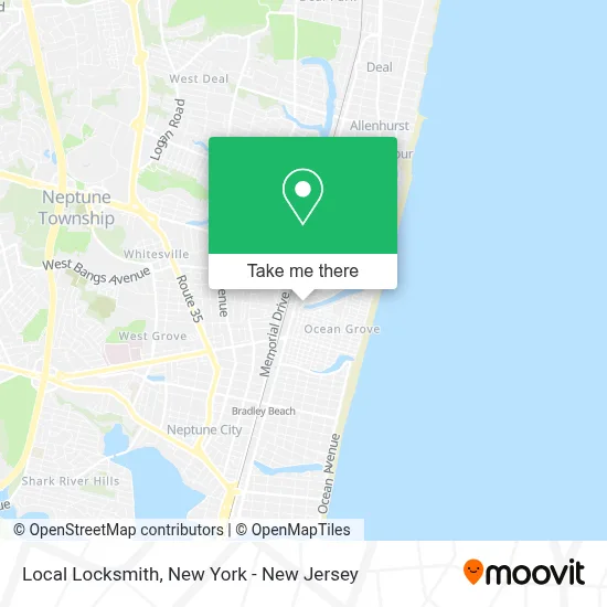 Local Locksmith map