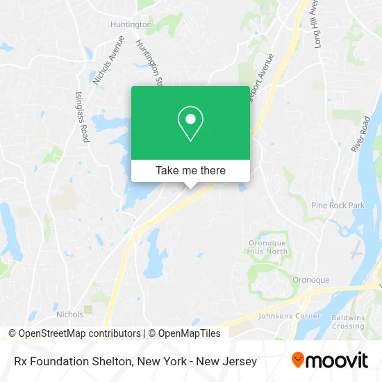 Rx Foundation Shelton map